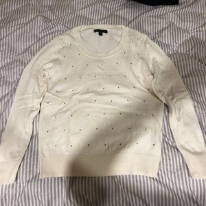 Women's BANANA REPUBLIC cream sweater size XS NWOT
